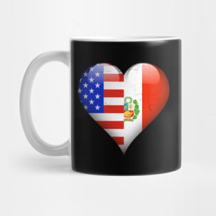 Half American Half Peruvian - Gift for Peruvian From Peru Mug